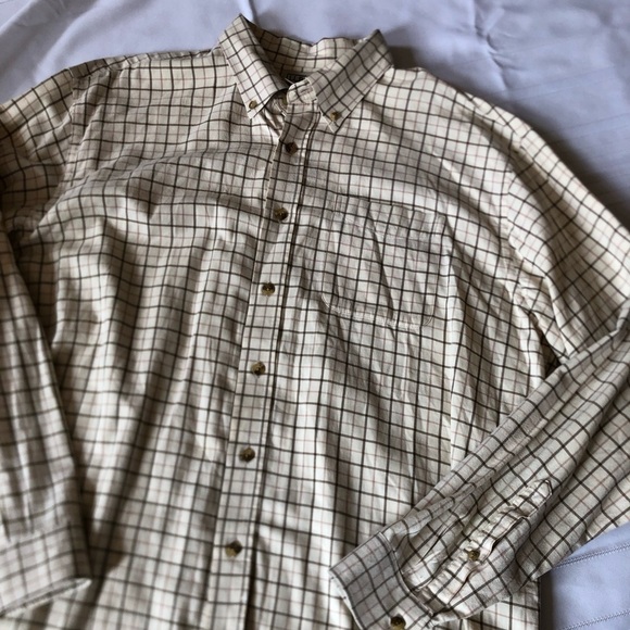 LL Bean Plaid Button Up Casual Shirt - Picture 5 of 14